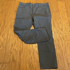 Magellan Pants Mens 40x32 Stain Release Grey Utility Cotton Stretch Canvas Work